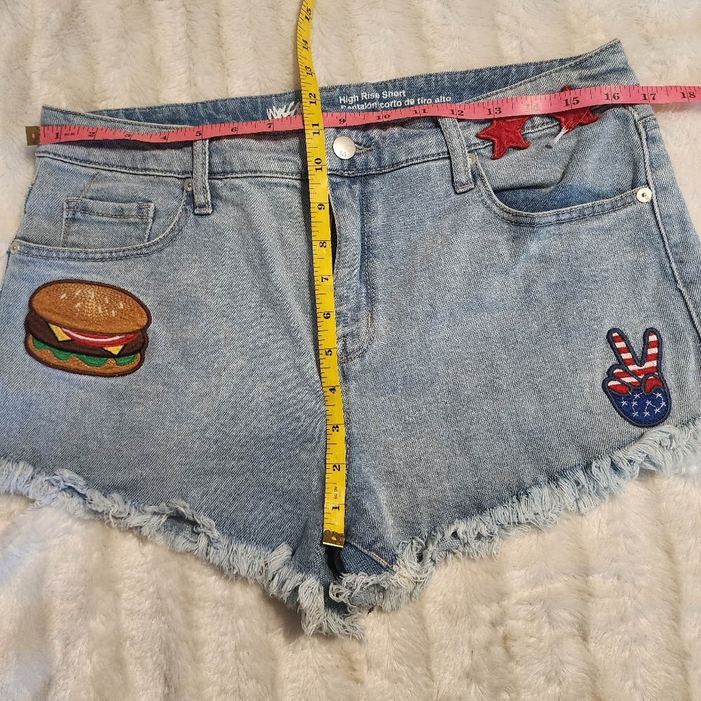 Adorable Repurposed Jean Shorts - Picture 2 of 10
